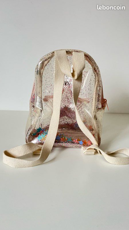 Sac à dos Zara transparent à paillettes Accessoires Bagagerie