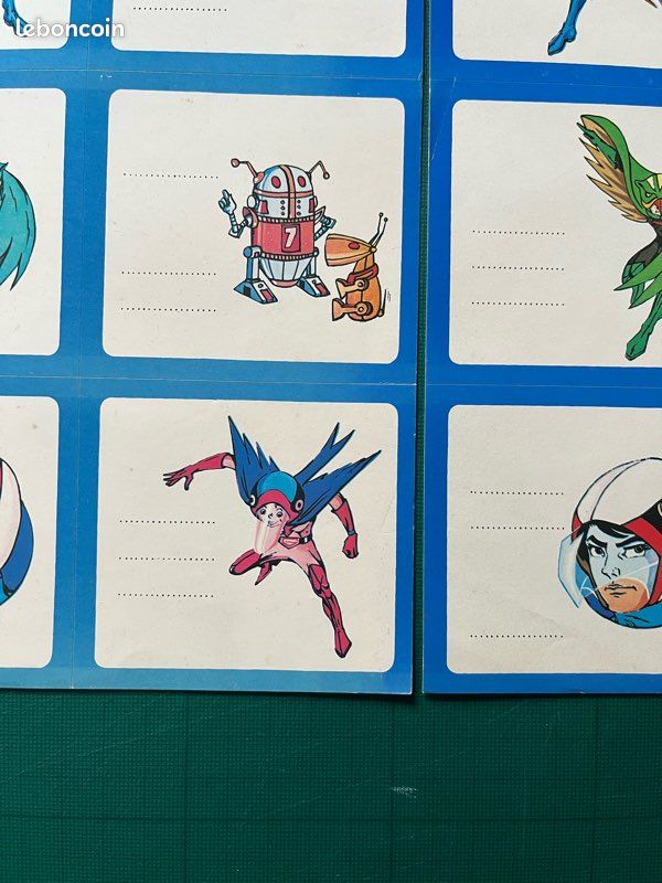 Planche D'étiquettes La Bataille Des Planètes – LIBELLIA – Version Française 1980