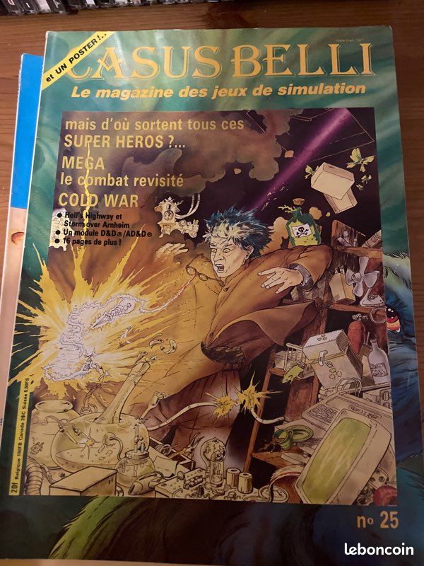 Revue CASUS BELLI N°45 - 2ème Trimestre 1988 Avec Poster Vaisseau Pirate TM 17 - Collection Rétro