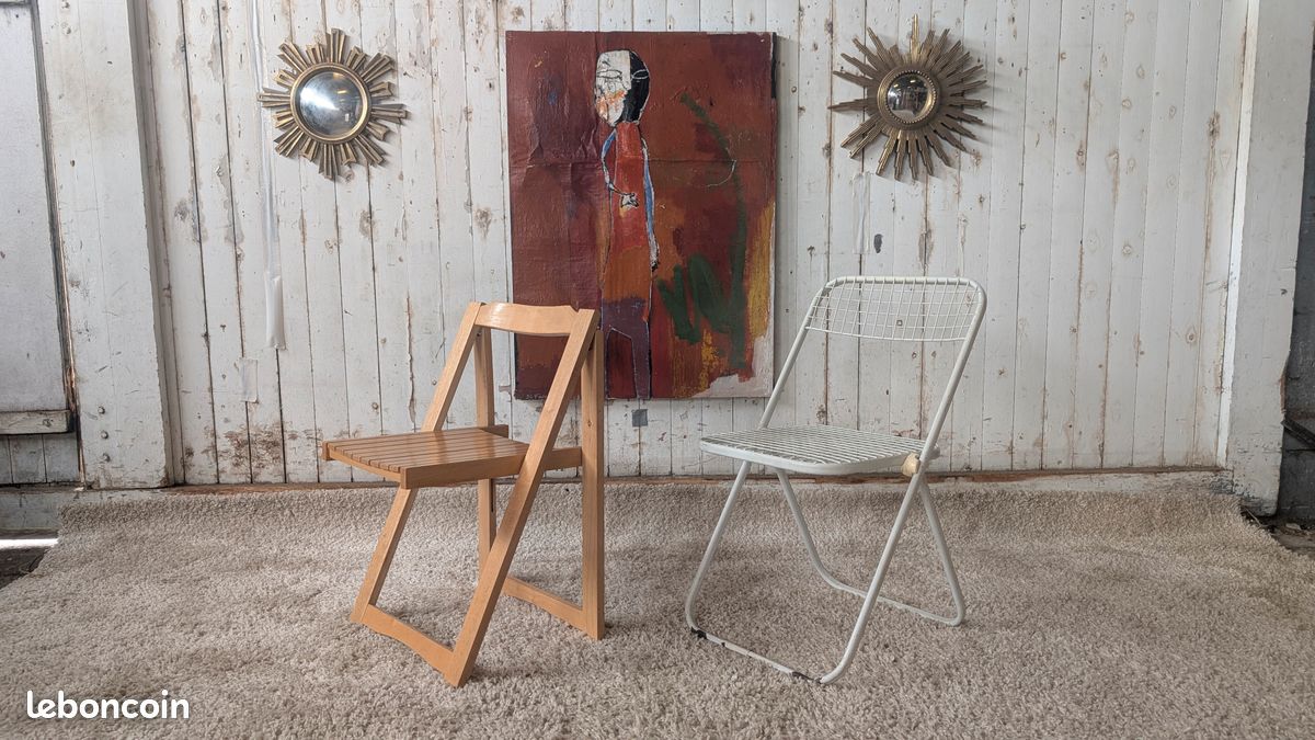 Chaise pliante vintage (image 4)