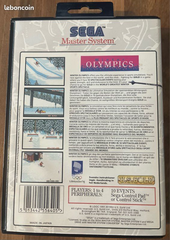 SEGA MEGADRIVE - WINTER OLYMPICS (sans notice) - Jeux vidéo
