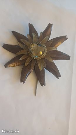 Broche Vintage Talosel Line Vautrin - Création Monique Védié, Années 60, Bijou De Collection Jaune