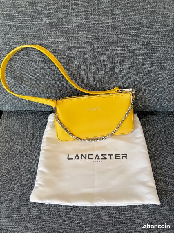 Sac a main jaune citron Lancaster (image 1)