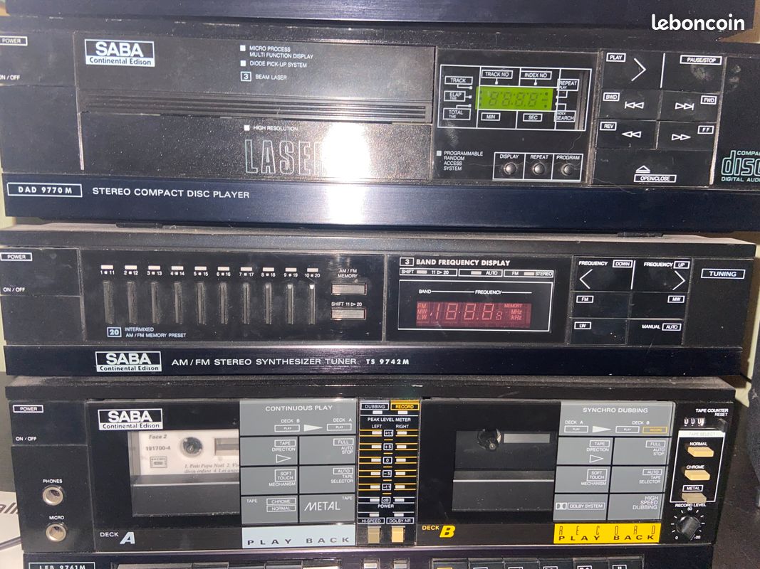 Chaine hifi vintage saba (image 2)