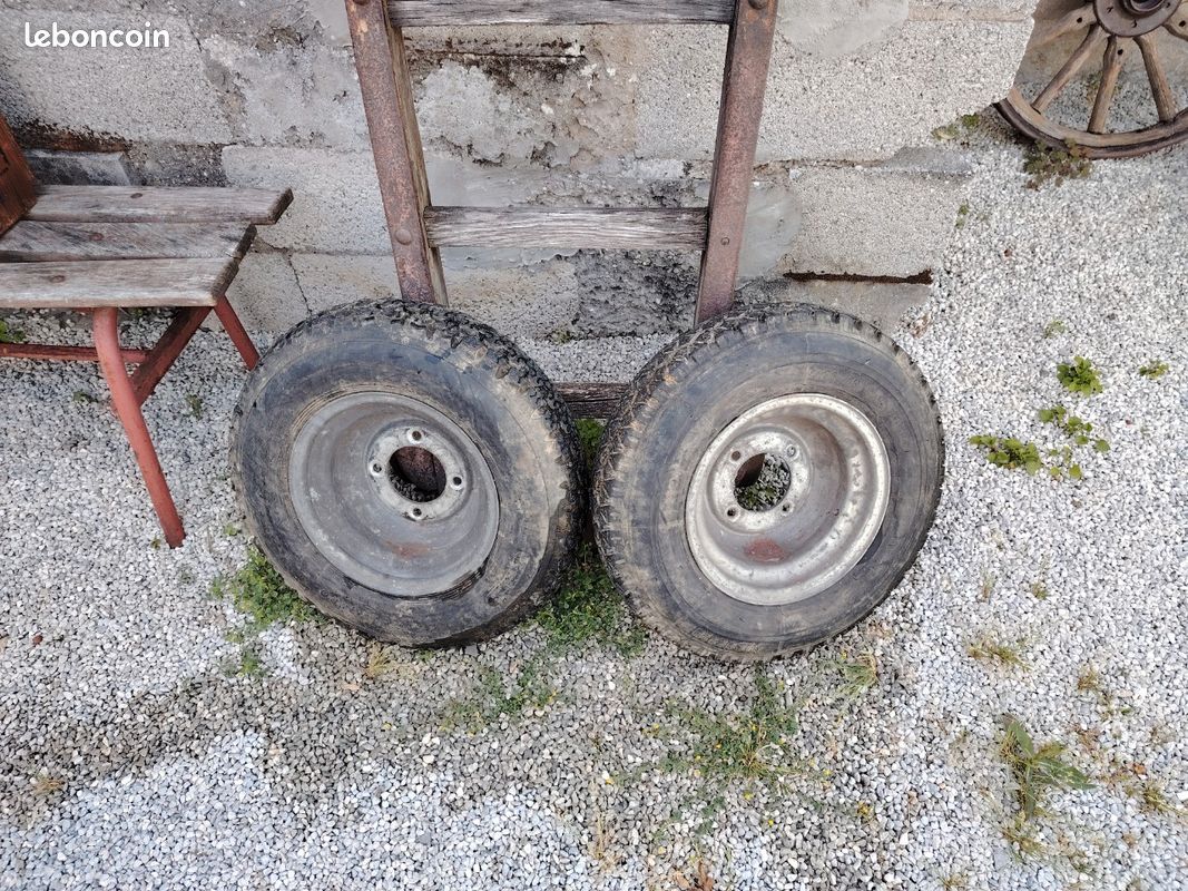 Roues remorque 4 trous 4/50 -10 C (image 2)