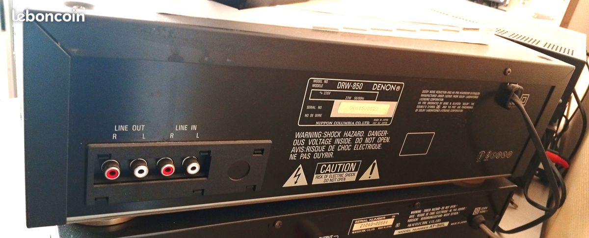 Platine double cassettes Denon (image 5)