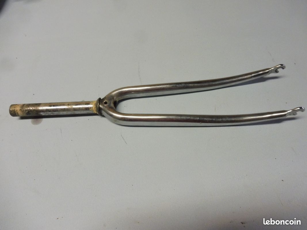 Fourche vélo chromée (image 1)