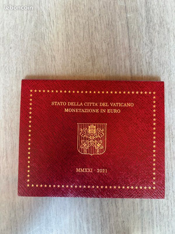 Série euro Vatican 2021 Division 8 pièces dossier FDC (image 4)