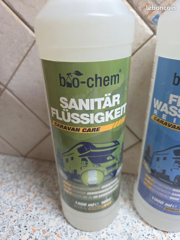 Lot de 3 produits bio- Chem Caravane care camping-car caravane ou van -  Sport & Plein air