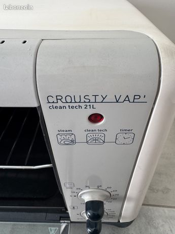 Mini four Seb Crousty Vap blanc compact avec grill Bon etat electromenager cuisine - lectromnager Mini four Seb Crousty Vap blanc compact avec grill Bon etat electromenager cuisine - lectromnager
