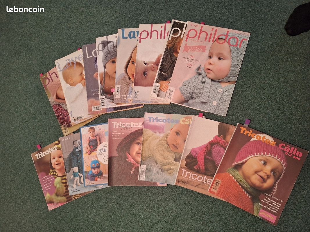 Catalogue Phildar Layette "Tricotez Calin" (image 1)