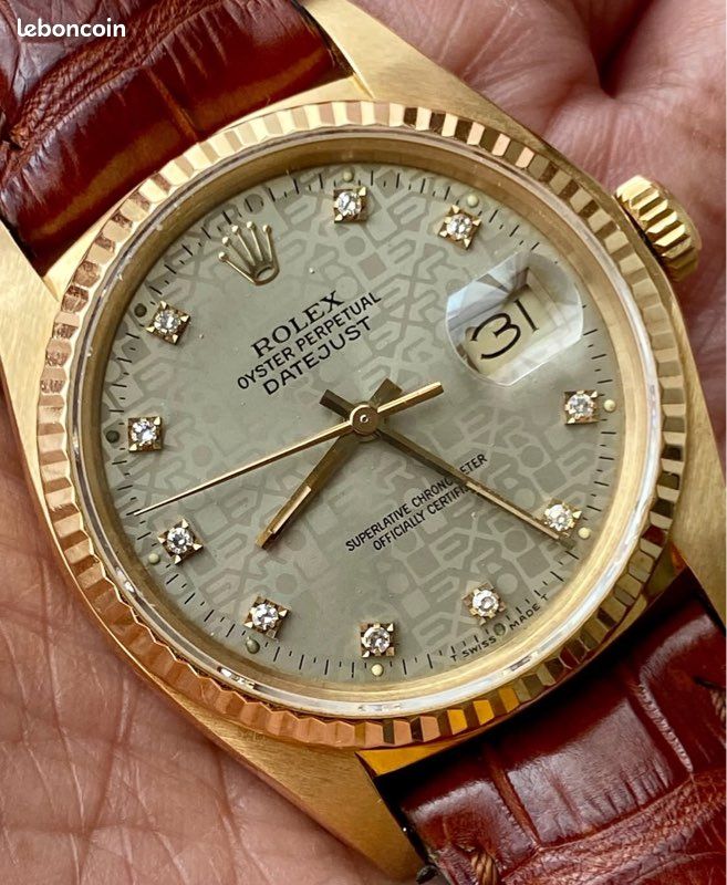 Rare : Rolex 16018 anniversary dial and diamonds circa 83 (image 9)