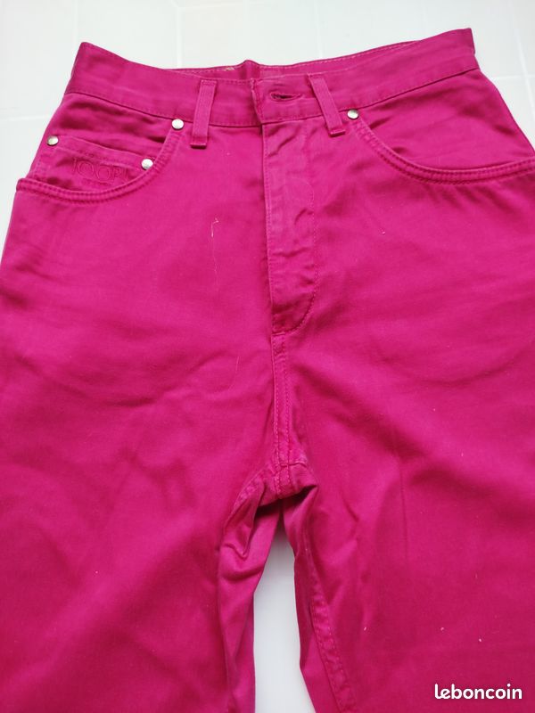 Pantalon jeans cerise marque Joop taille 36 (image 2)