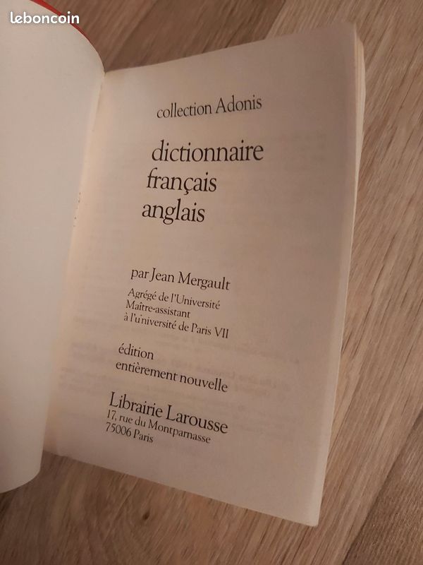 Dictionnaire Larousse Français Anglais (image 4)