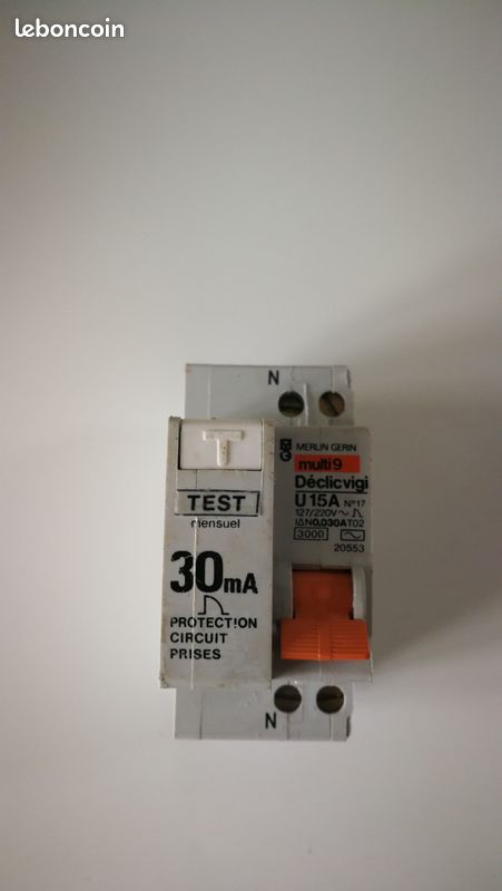 Disjoncteur 30 mA merlin guerin (image 1)