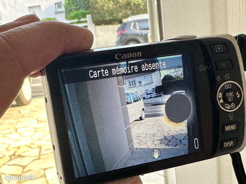 Canon IXUS 860 IS 8MP – Appareil Photo Compact Argentique, Testé Et Fonctionnel (sans Chargeur)
