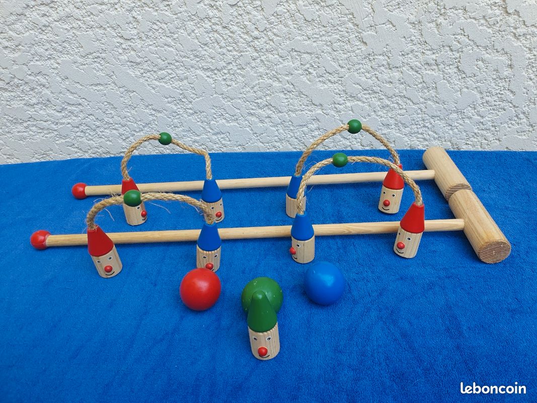 Jeu de croquet - bois (image 1)