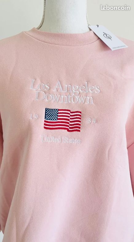 Pull en coton avec drapeau femme - LuluCastagnette ecru