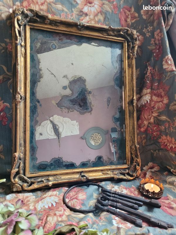 Miroir shabby ancien (image 9)