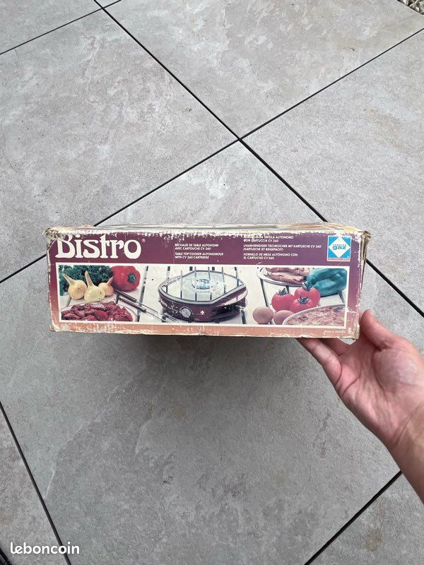 Réchaud vintage Camping Gaz Bistro CV360 – boîte et notice d’origine (image 6)