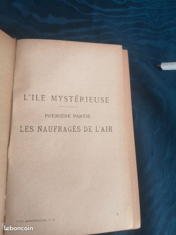 JULES VERNE collection Hetzel de 1922 et 1923. L'île mystérieuse I, II: les naufragés de l'air et l'abandonné (image 20)