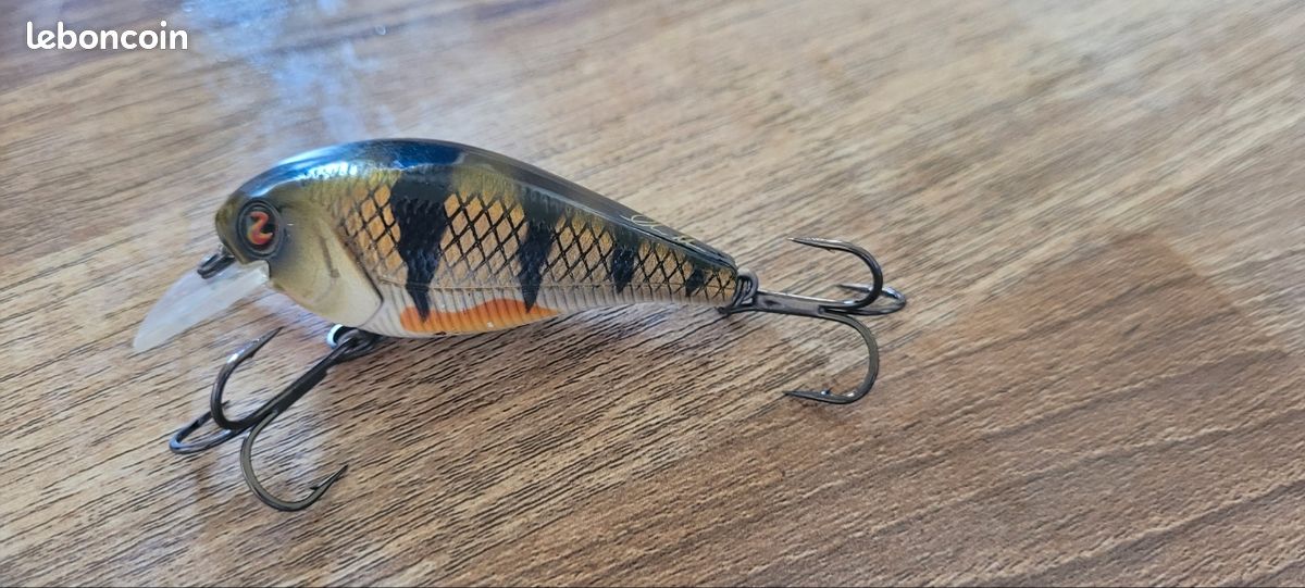 Leurre De Pêche Vintage Rebel Wee R • Noir Et Argent – Occasion
