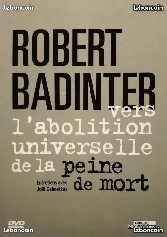 DVD Robert Badinter vers l'abolition de la peine de mort - DVD - Films