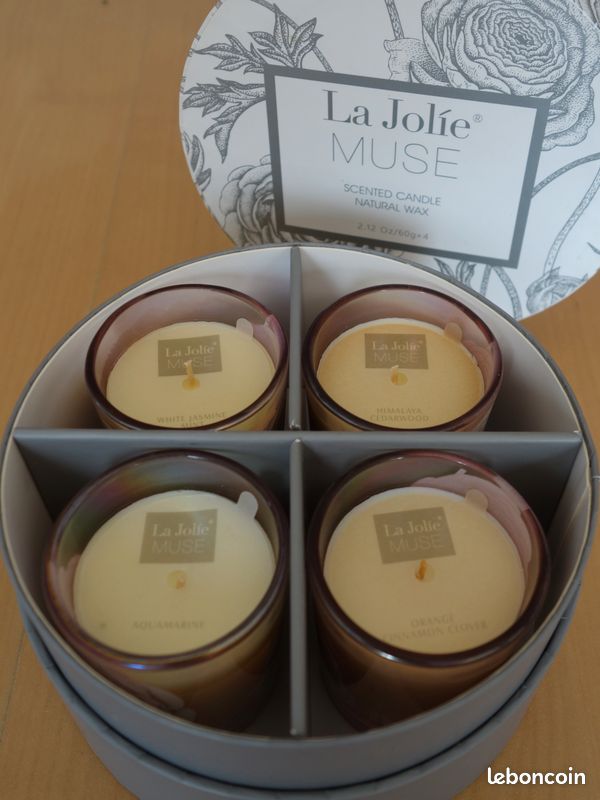 10 Bougies Coniques Lavande 2,2 X 25 Cm | Pour Bougeoirs | Sans Parfum, Sans Fumée | Durée 7,5 Heures