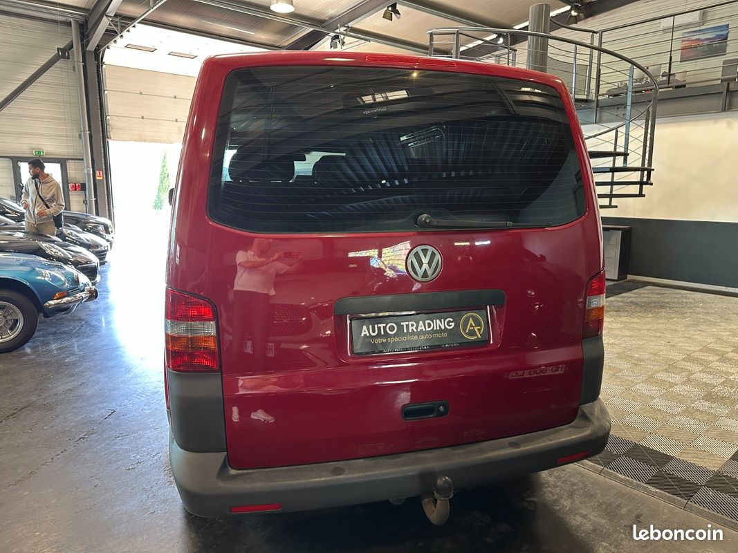 VOLKSWAGEN TRANSPORTER CHASSIS DBLE CAB DC 2.5 TDI 130 LONG 9 places - attelage - rien a prevoir (image 6)