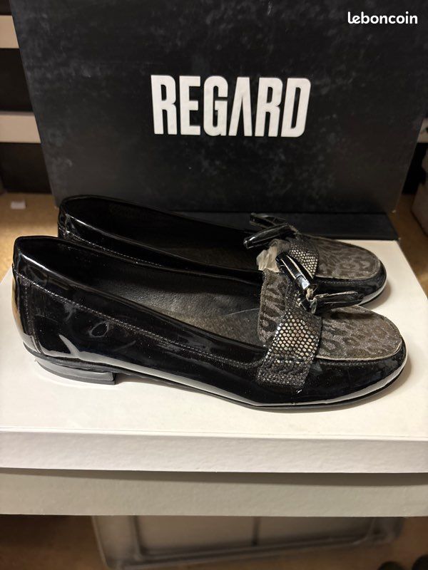 Chaussures femmes Reagrd Moccasin noir 35 (image 2)