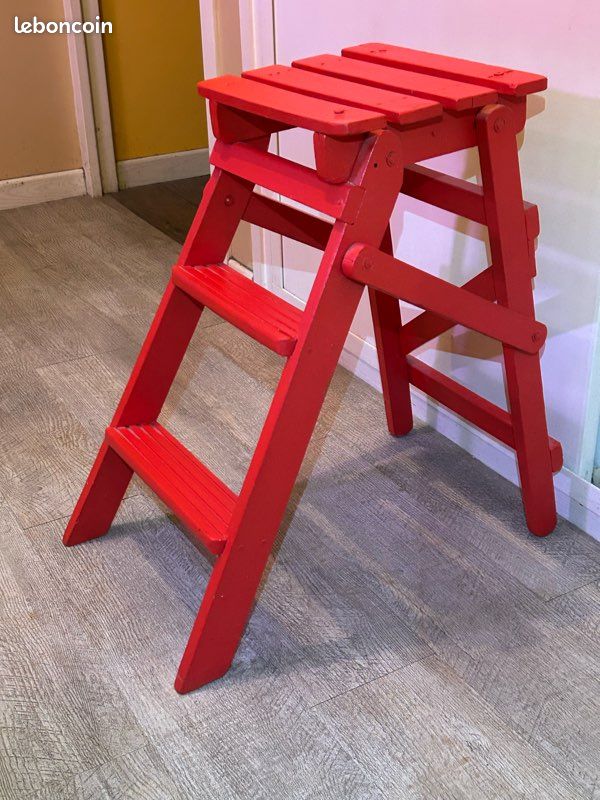 Marchepieds 3 marches rouge ( Milo 92 ) (image 4)