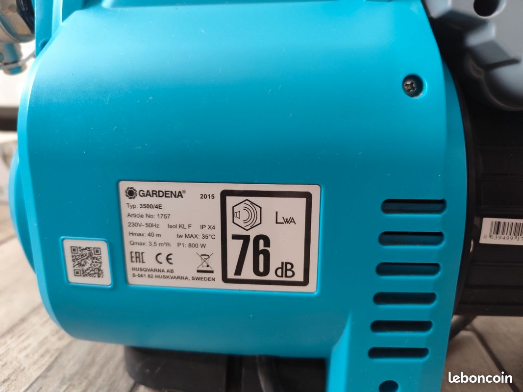 Pompe Gardena 3500/4E – 800W (image 3)