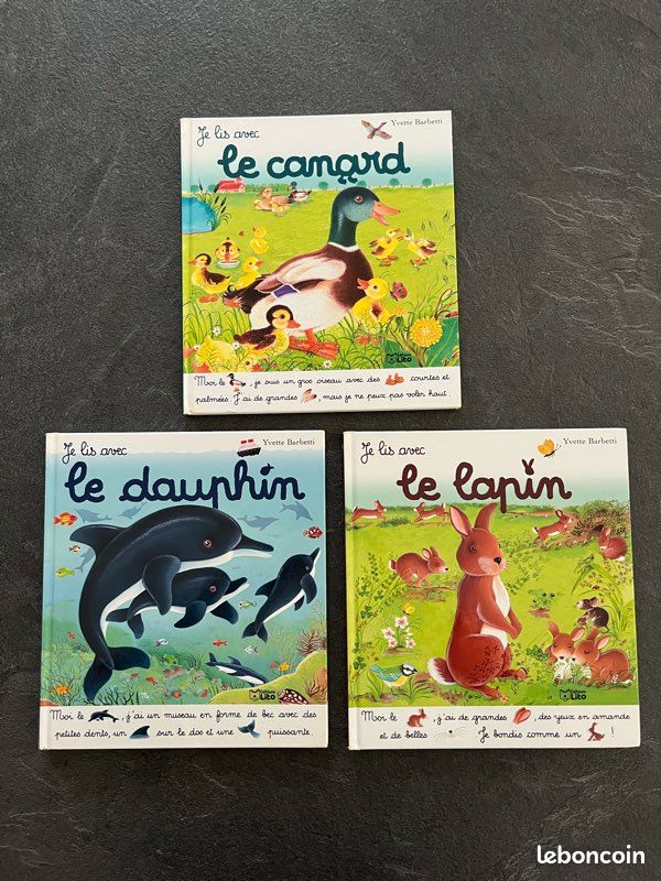 Collection livre je lis avec le dauphin le lapin le canard (image 1)