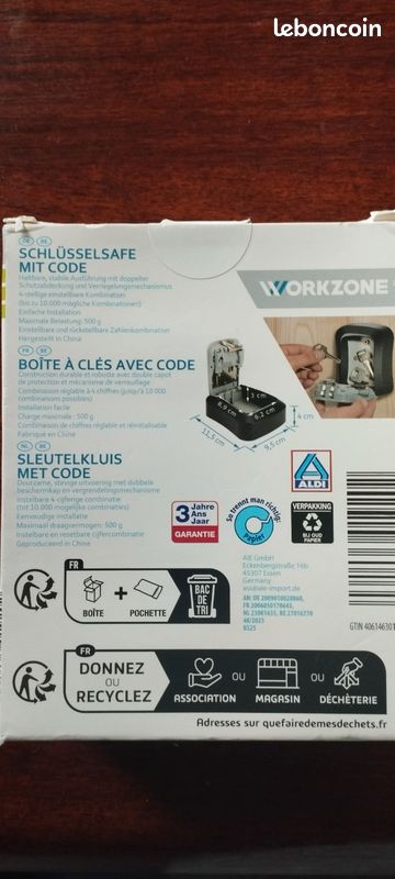 Boîte à clé avec code neuf (image 2)