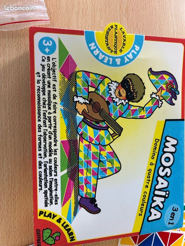 Jeu 3 en 1 Mosaika Domino (image 1)
