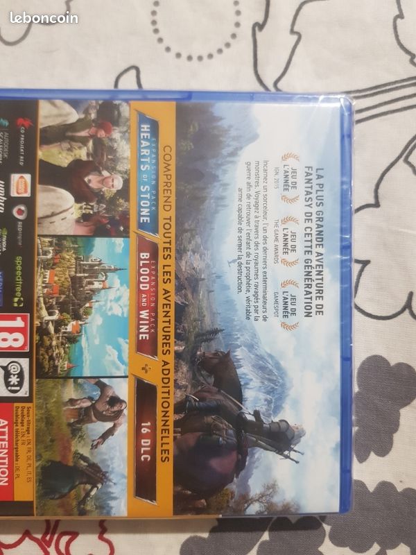 The Witcher III Wild Hunt - PS4 Version Française GOTY (Neuf Sous Blister)