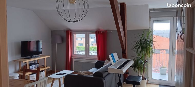 Appartement 2 chambres, garage et cave