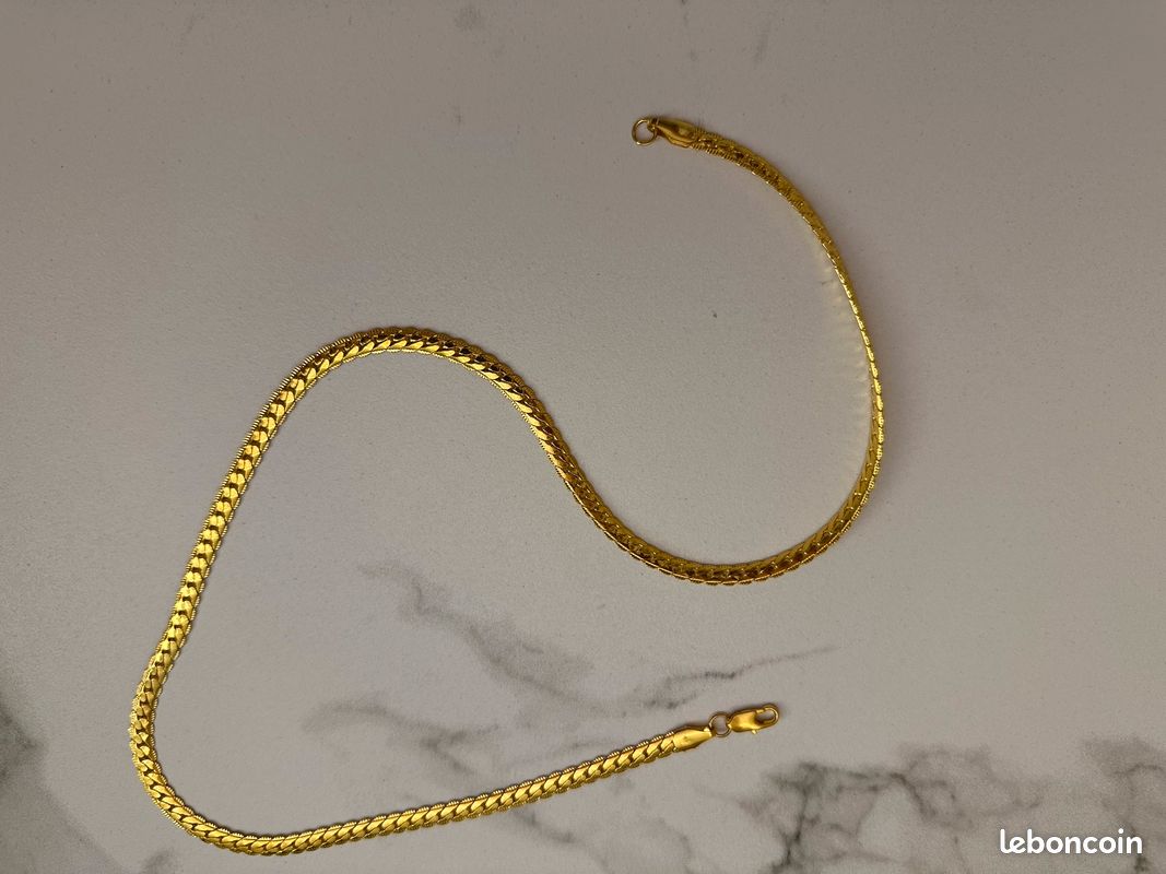 Collier en or 18 carat histoire d or (image 2)