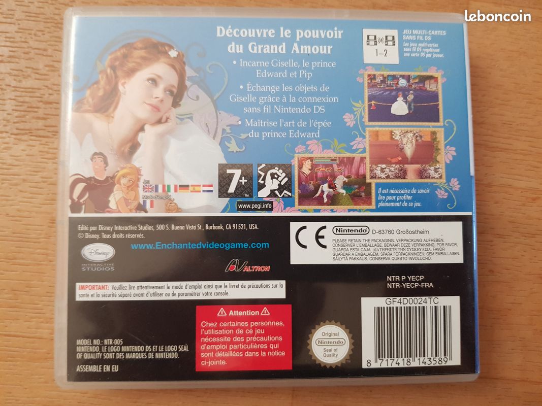 Jeu Nintendo DS « Il était Une Fois » - Bon état, Complet Avec Boîtier Et Notice, EAN 8717418143589
