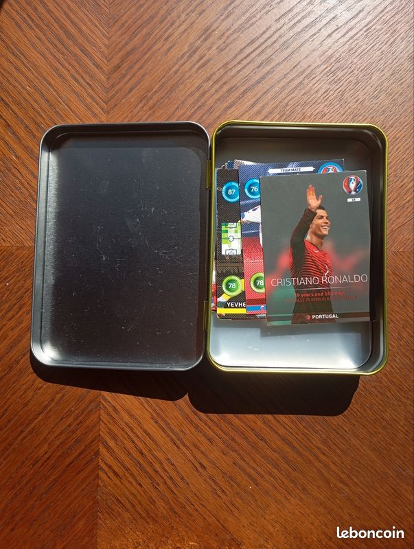 Panini Boite Metal Tin Box Display Vide Metal Foot 2024/2025