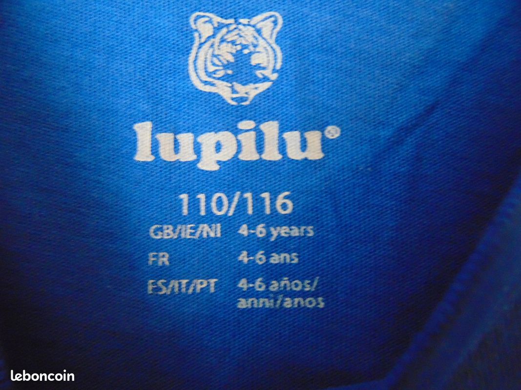 TS2 - Tee-shirt bleu Roooar 4/6 ans (image 2)
