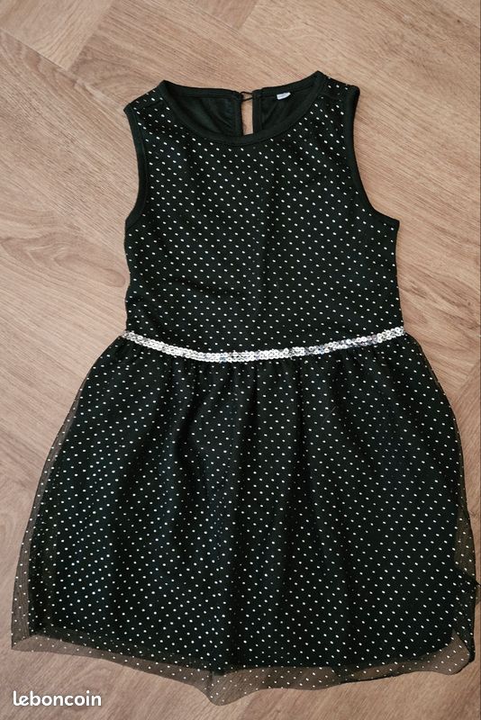 Robe De Soirée Noire Brillante Jane Norman Taille 7 - Parfaite Pour Une Fête !