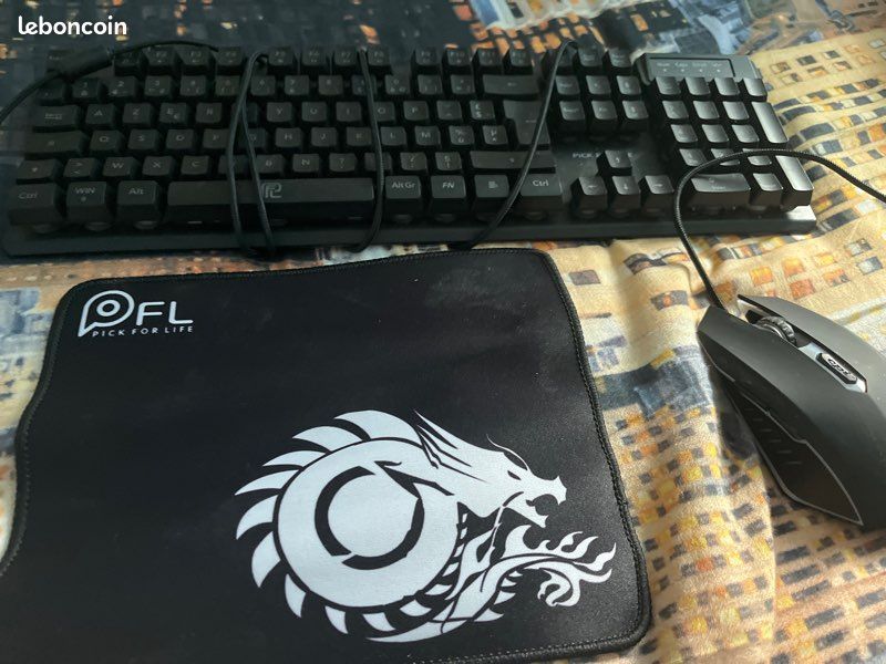 Clavier souris tapis avec (image 1)