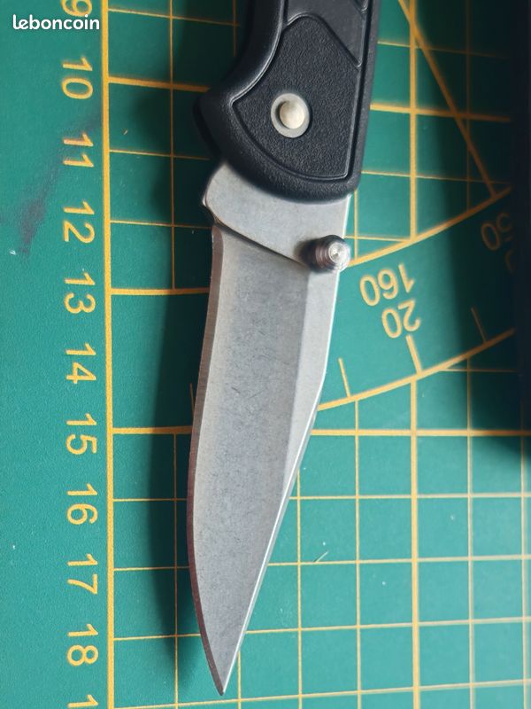 Buck 112 slim neuf noir + boîte + etui cuir buck (image 5)