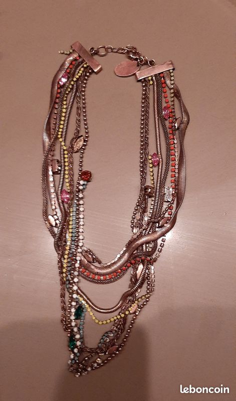 Parure collier et bracelet ethnique ou bohème (image 2)