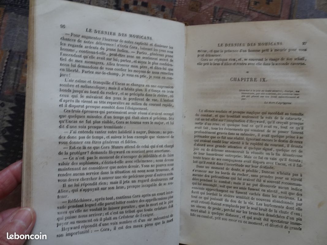 Livre "Le dernier des Mohicans" (image 9)