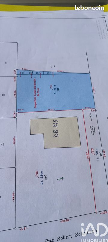 Terrain 729 m² · à Colmar · 729 m² · 143 000 €