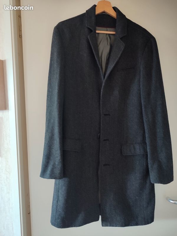 Manteau homme en lainage (image 1)