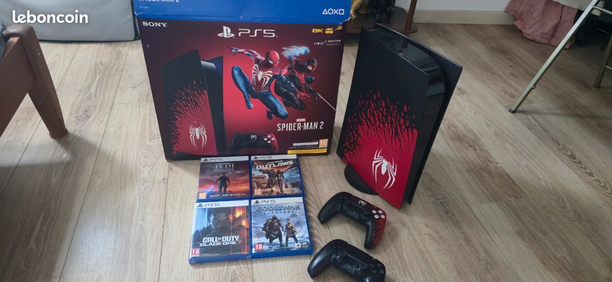 Ps5 édition limitée Spider-Man + Jeux (image 1)