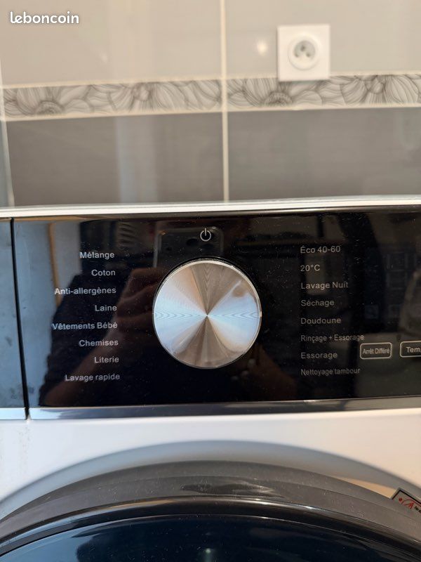 Lave-linge séchant 8kg – Garantie – État neuf (image 3)